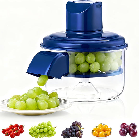 Electric Fruit & Grape Separator Machine – Automatic Cherry Tomato & Grape Stem Remover