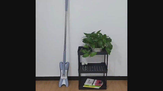 X-Type 360° Hand-Free Twist Mop – Self-Wringing Floor Cleaner with Microfiber Pads