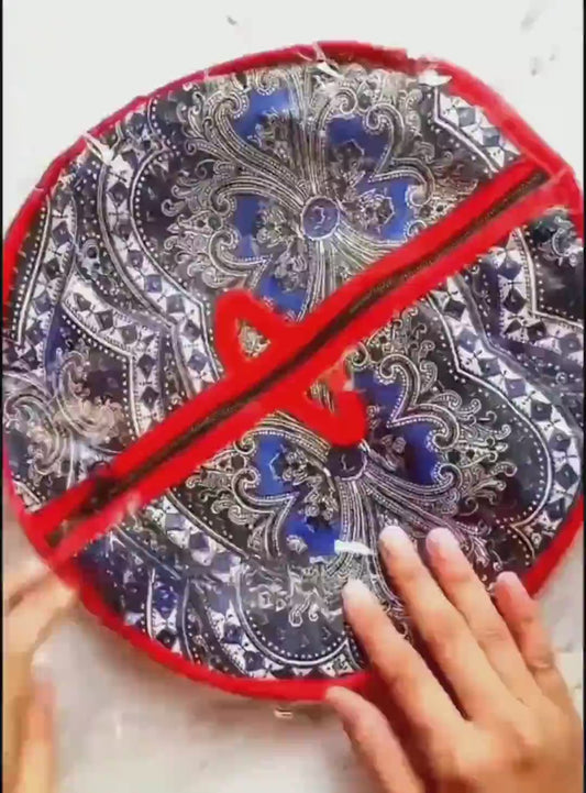 Premium Insulated Roti Zipper Bag – Reusable Airtight Chapati Warmer Storage Bag (Random Stylish Designs)