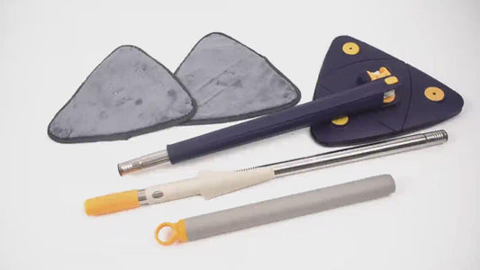 360° Rotatable Adjustable Triangle Cleaning Mop (Self-Wringing)